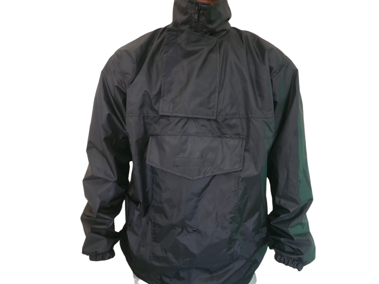 Waterproof Windbreaker Jacket – Black
