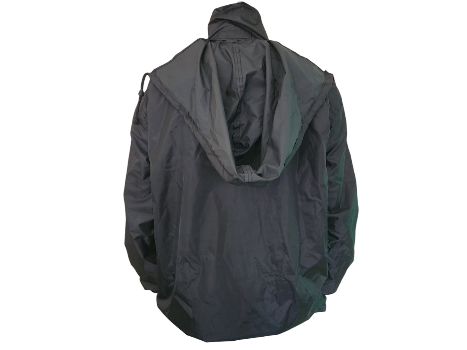 Waterproof Windbreaker Jacket – Black - Image 2